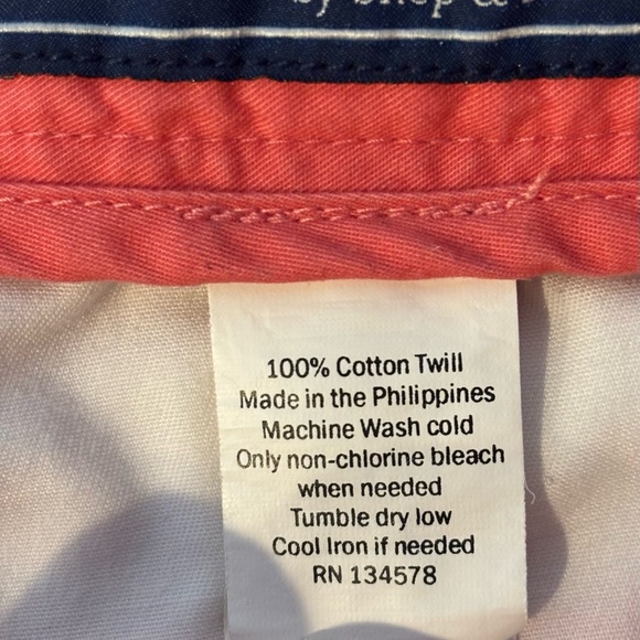 Vineyard Vines Pink Flat Front Summer Shorts Size 33 - Picture 4 of 9